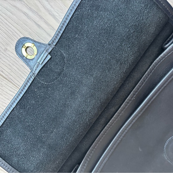 Vintage COACH Willis Leather Crossbody Bag Black - Picture 13 of 16